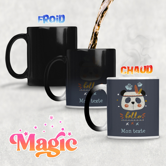 Personalized Magic Mug - Panda Hello