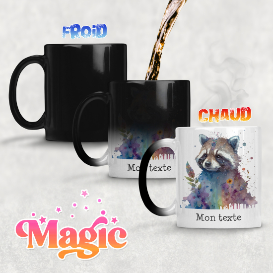 Personalized Magic Mug - Raccoon