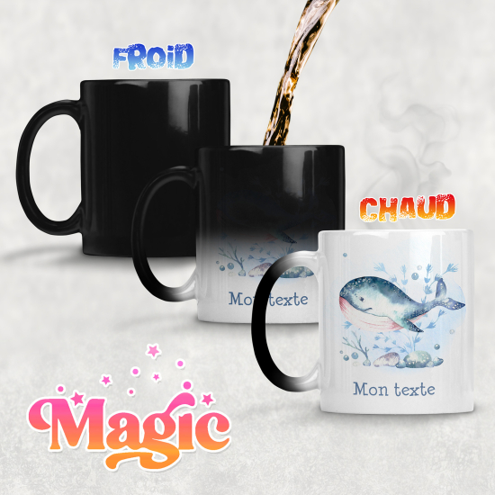 Personalized Magic Mug - Whale