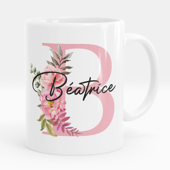 Personalized Monogram Mug - Letter B