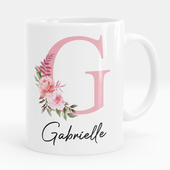 Personalized Monogram Mug - Letter G