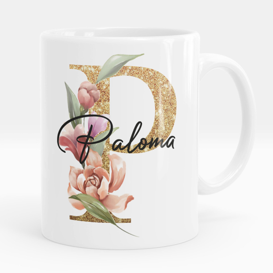 Personalized Monogram Mug - Letter P