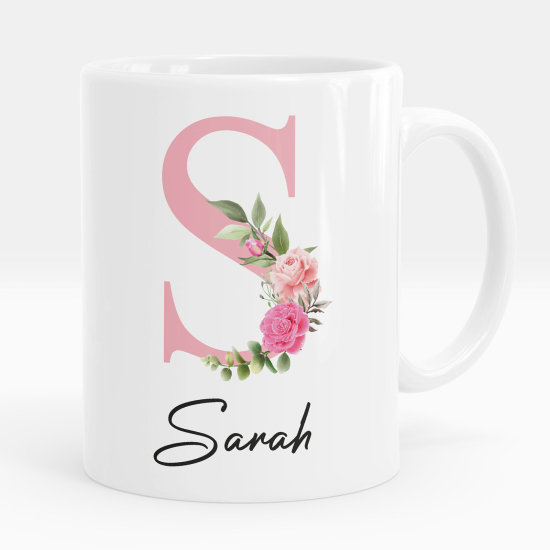 Personalized Monogram Mug - Letter S