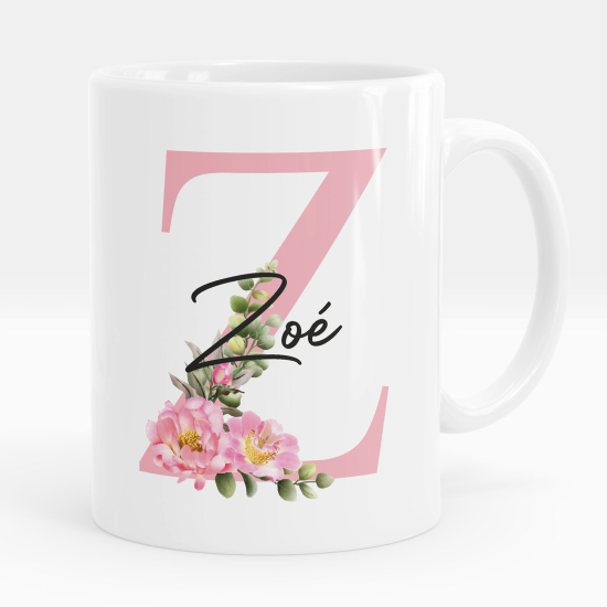 Personalized Monogram Mug - Letter Z