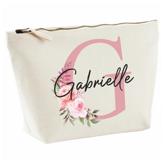 Personalized Monogram Pencil / Pouch - Letter G