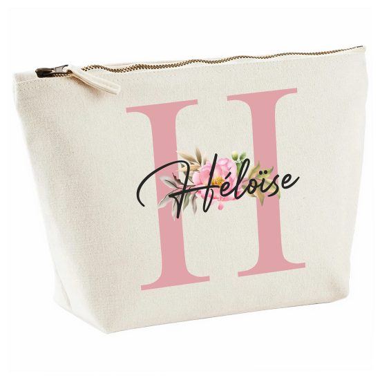 Personalized Monogram Pencil / Pouch - Letter H