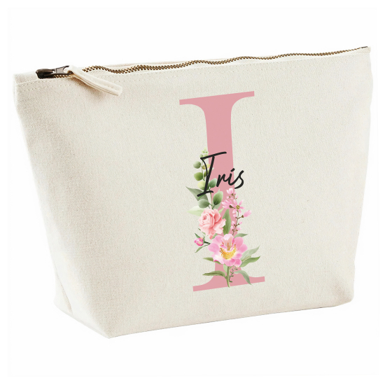 Personalized Monogram Pencil / Pouch - Letter I