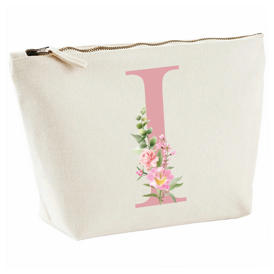 Personalized Monogram Pencil / Pouch - Letter I