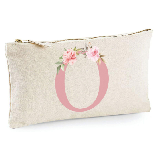 Personalized Monogram Pencil / Pouch - Letter O