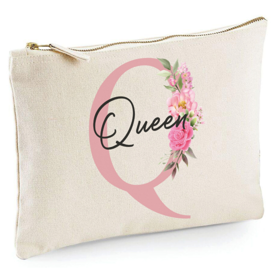 Personalized Monogram Pencil / Pouch - Letter Q