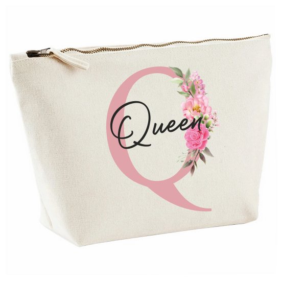 Personalized Monogram Pencil / Pouch - Letter Q