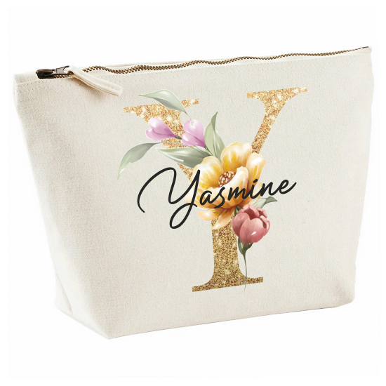 Personalized Monogram Pencil / Pouch - Letter Y