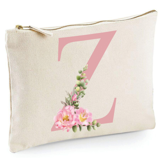 Personalized Monogram Pencil / Pouch - Letter Z