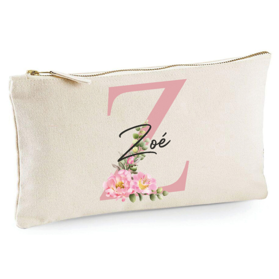 Personalized Monogram Pencil / Pouch - Letter Z