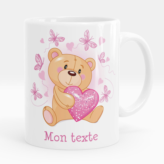 Personalized Mug - Bear heart