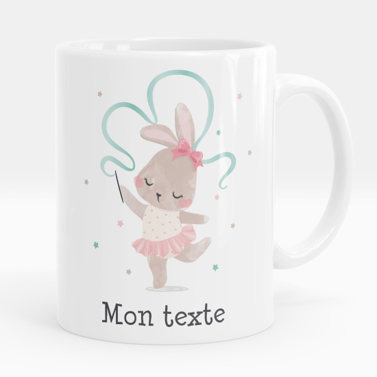 Personalized Mug - Dancing rabbit