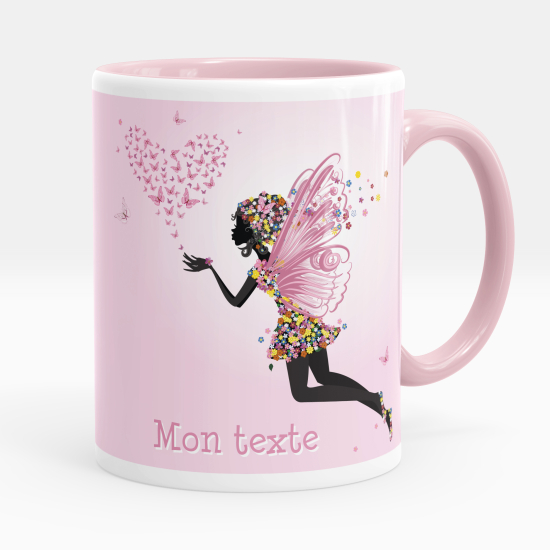 Personalized Mug - Fairy hearts butterflies