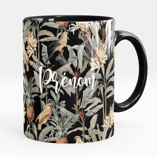 Personalized Mug - Flower birds