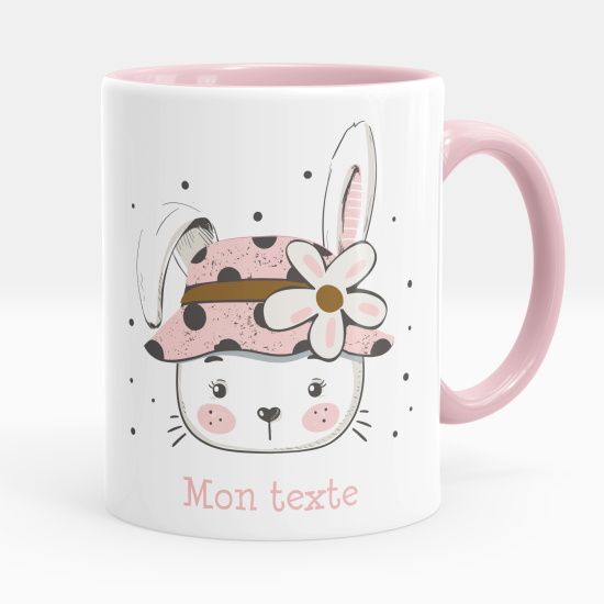 Personalized Mug - Flower bunny