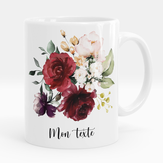 Personalized Mug - Flowers