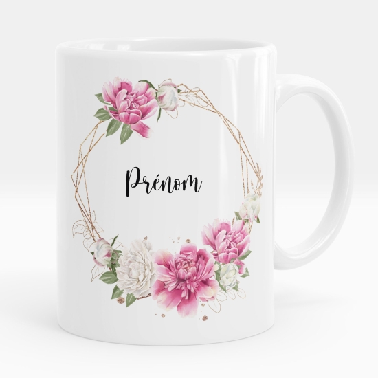 Personalized Mug - Flowers