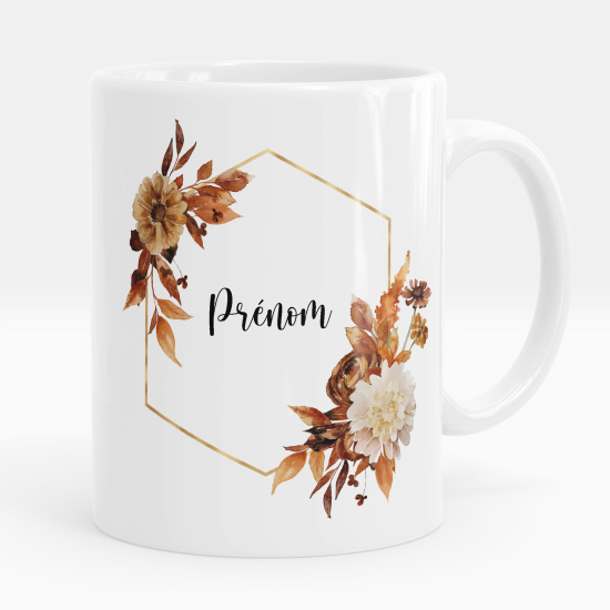 Personalized Mug - Flowers