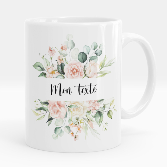 Personalized Mug - Flowers