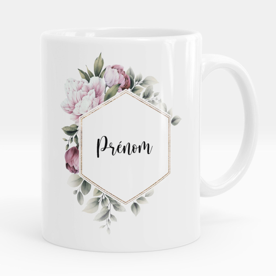 Personalized Mug - Flowers