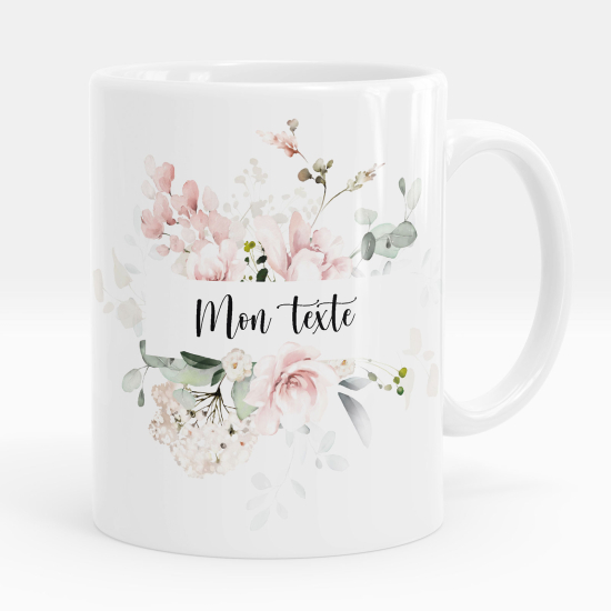 Personalized Mug - Flowers