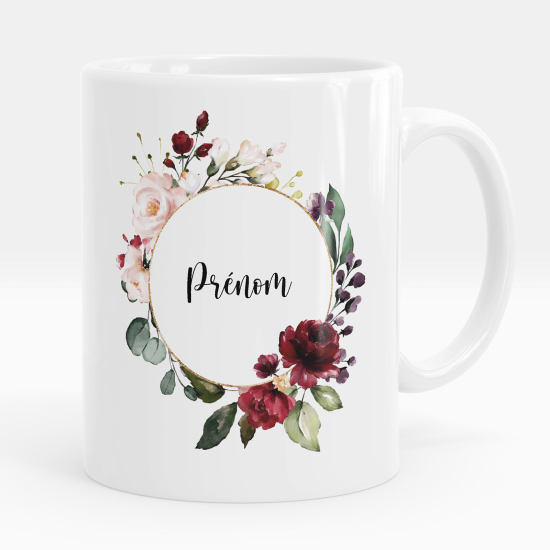 Personalized Mug - Flowers