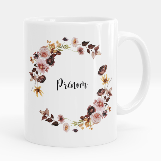 Personalized Mug - Flowers