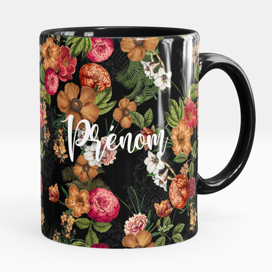 Personalized Mug - Flowers