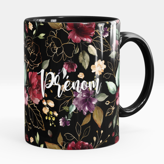 Personalized Mug - Flowers