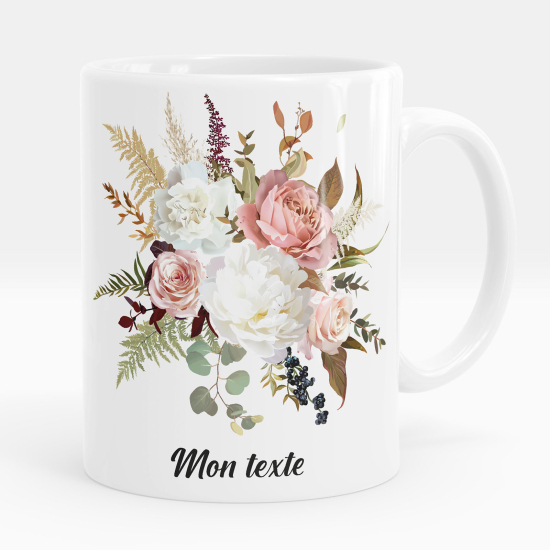 Personalized Mug - Flowers