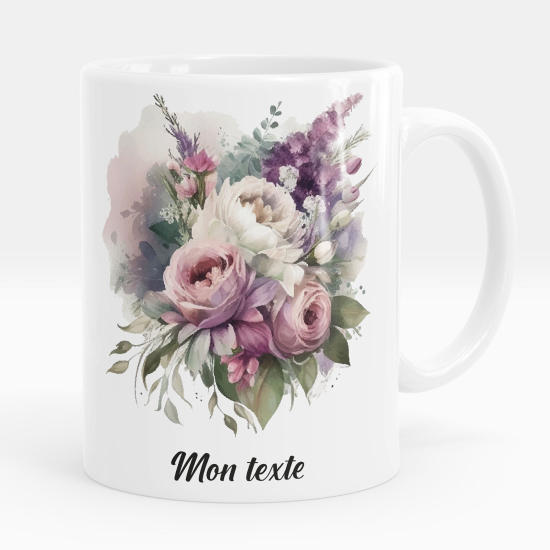 Personalized Mug - Flowers