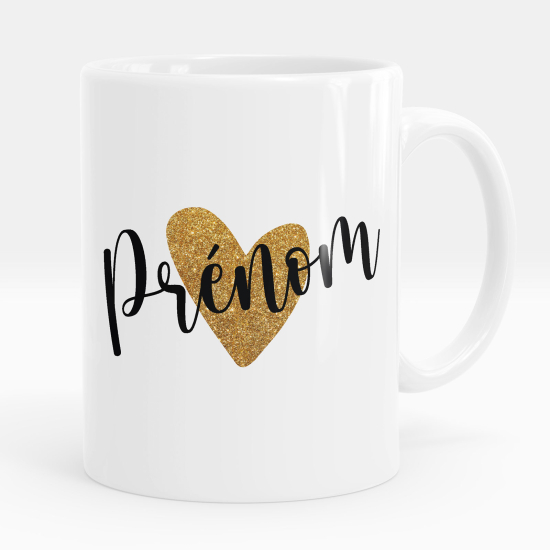 Personalized Mug - Heart name