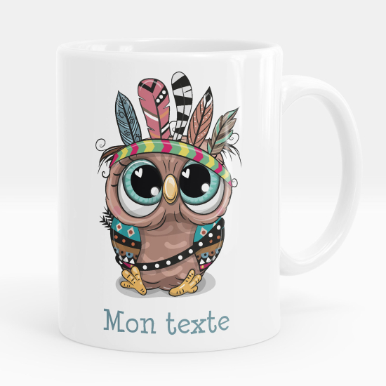 Personalized Mug - Indian owl