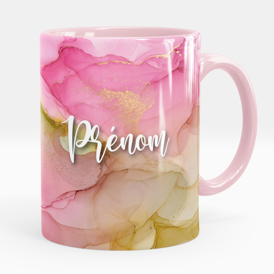 Personalized Mug - Marbled effect