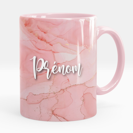 Personalized Mug - Marbled effect