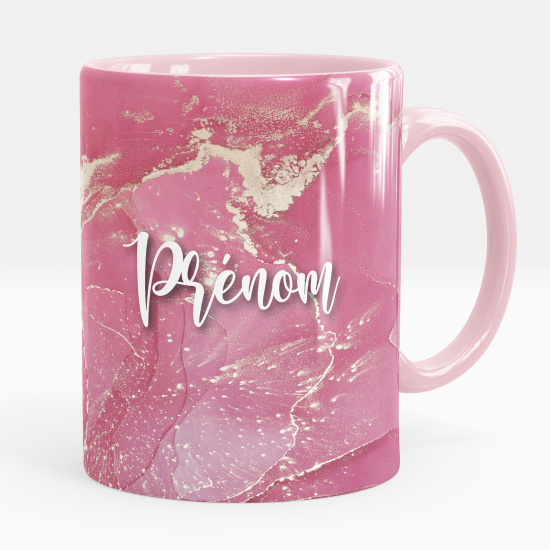 Personalized Mug - Marbled effect