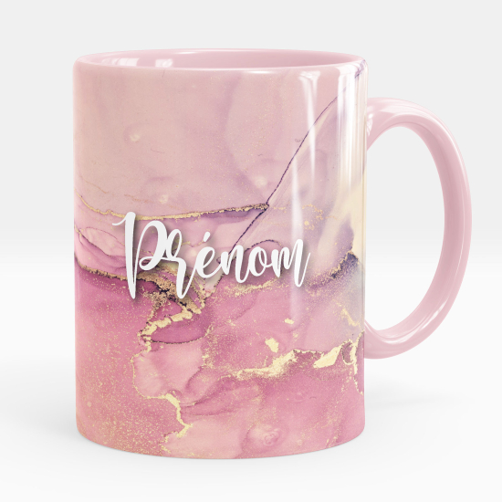 Personalized Mug - Marbled effect