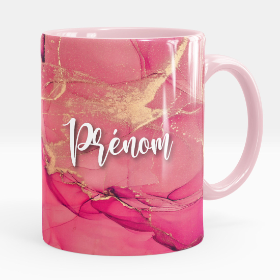 Personalized Mug - Marbled effect