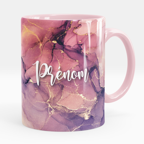 Personalized Mug - Marbled effect