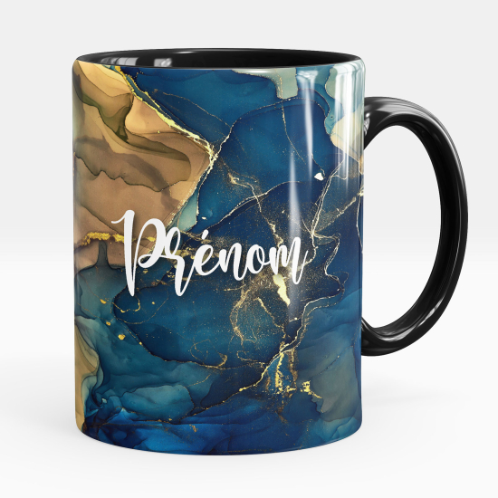 Personalized Mug - Marbled effect