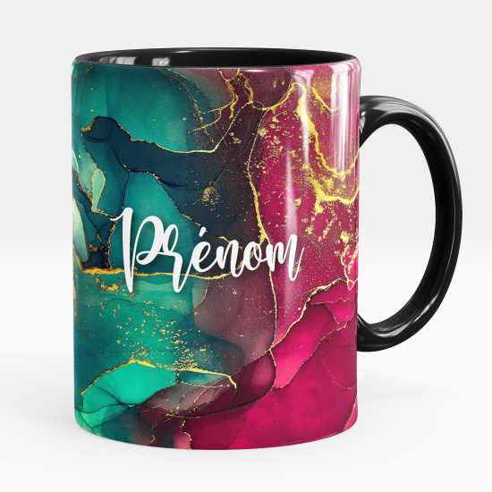 Personalized Mug - Marbled effect