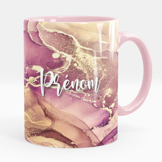 Personalized Mug - Marbled effect