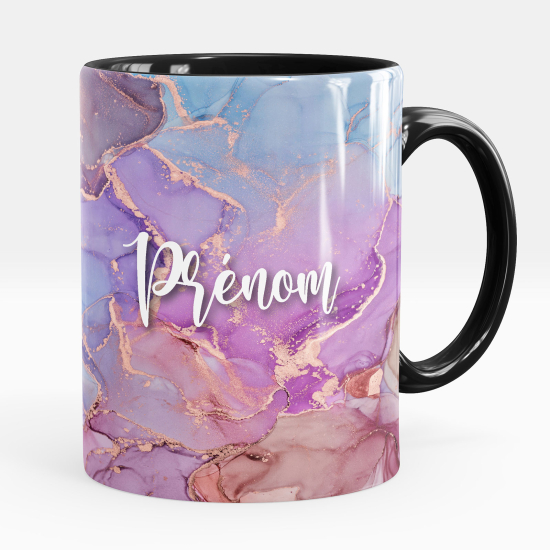 Personalized Mug - Marbled effect