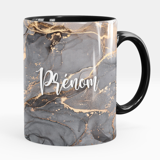 Personalized Mug - Marbled effect