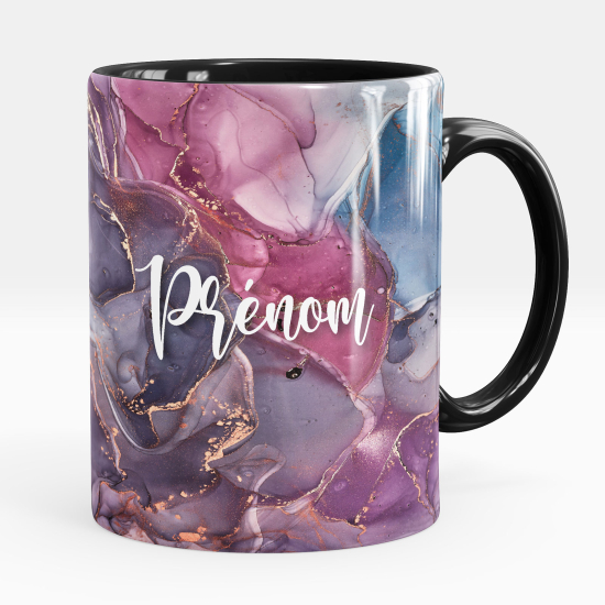 Personalized Mug - Marbled effect