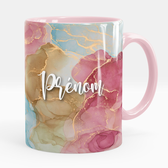 Personalized Mug - Marbled effect